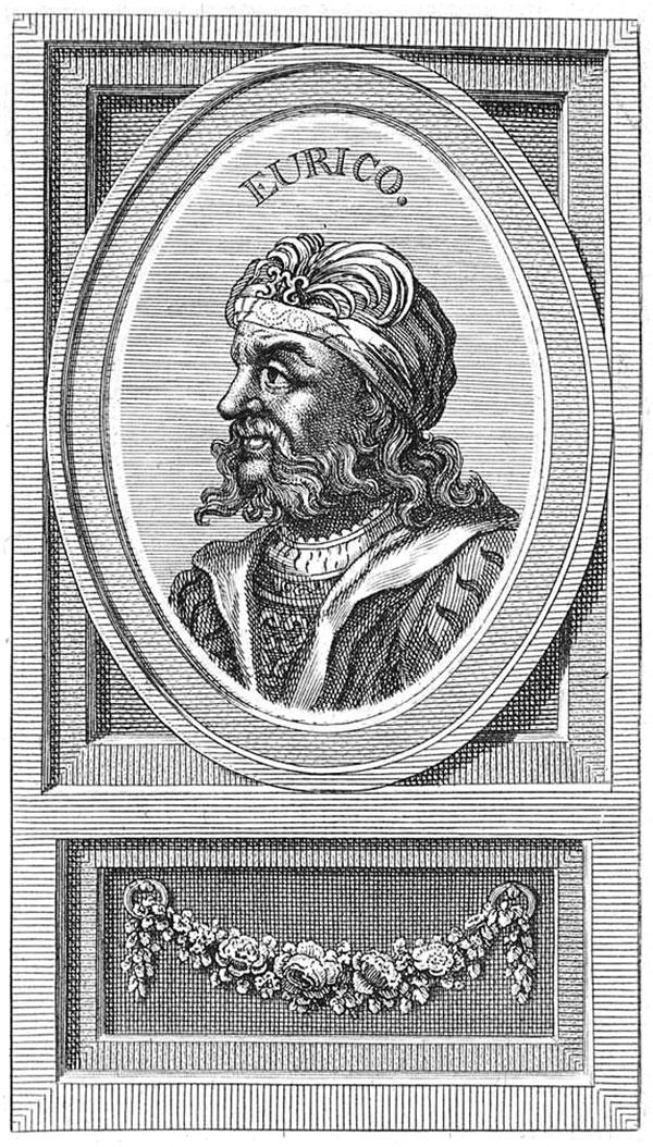 Euric, the king of the Visigoths