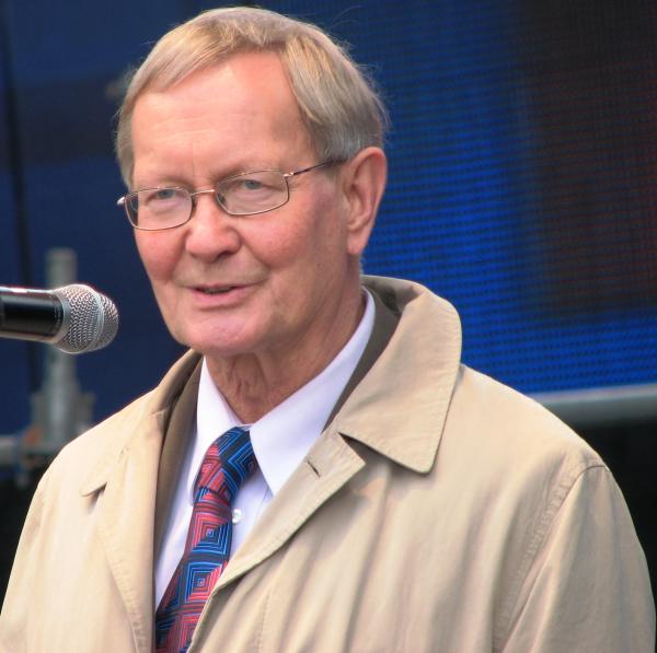 Tunne Kelam, first Speaker of the Riigikogu