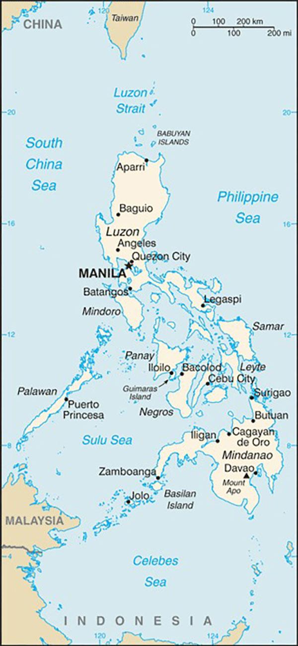 Map of Philippines
