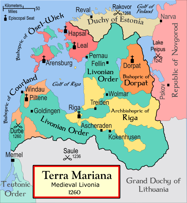Medieval Livonia, 1260