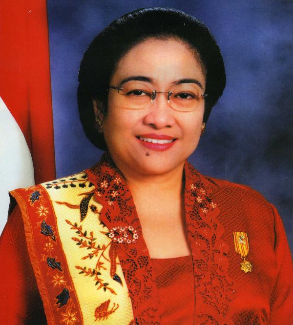 Presidential portrait of Megawati Sukarnoputri