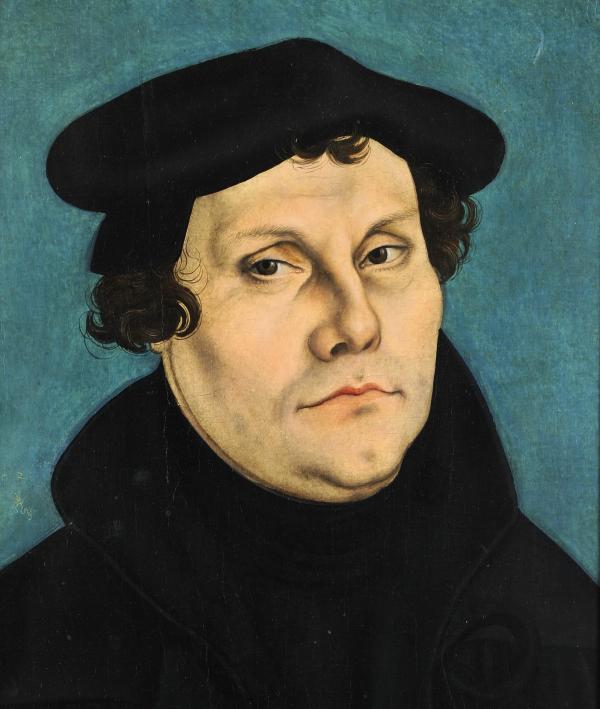 Portrait of Martin Luther by Lucas Cranach the Elder