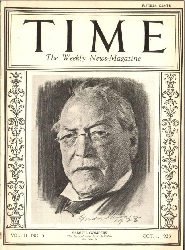 Samuel Gompers, Time’s Man of the Year