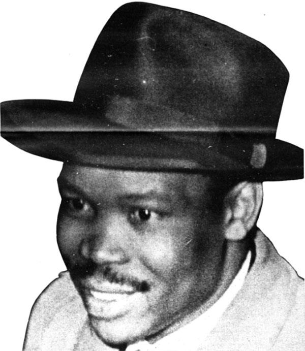 Seretse Khama, president of Botswana (1966-1980).