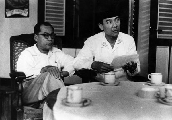 Soekarno and Mohammad Hatta during the National Revolution