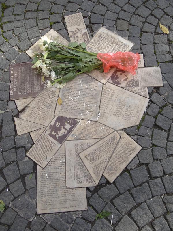 White Rose Movement Public Memorial - Ludwig-Maximilians-Universitat - Munich - Germany